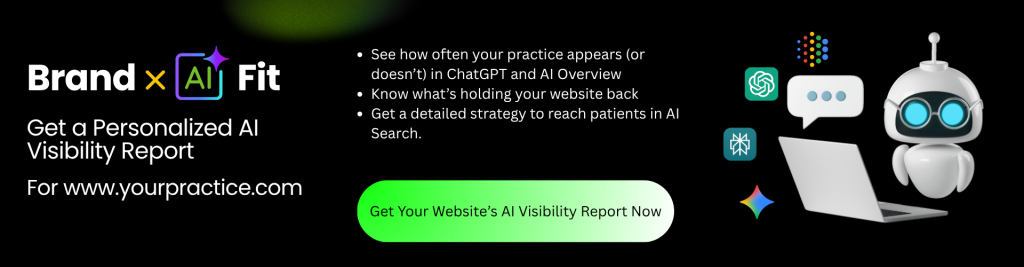 Promotional banner for AI visibility report