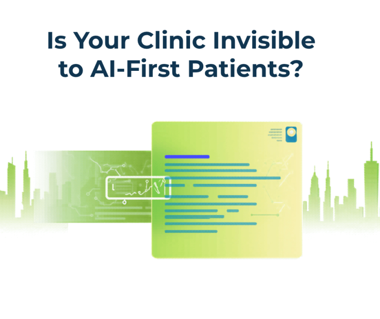Clinic visibility in AI healthcare context