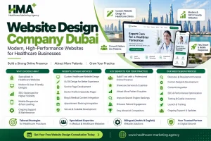 Website Design Company Dubai Specializing In Modern, Seo-Friendly Healthcare Websites By Hma+.
